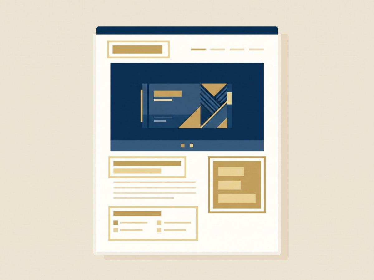 A product page with the three things a buyer actually reads marked