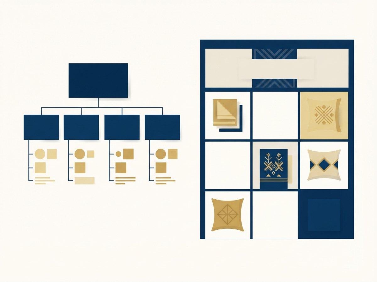 Julia B — category structure beside the built collection template