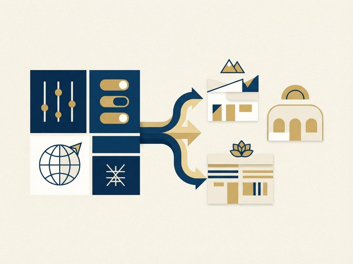 Shopify Markets settings beside the regional storefronts