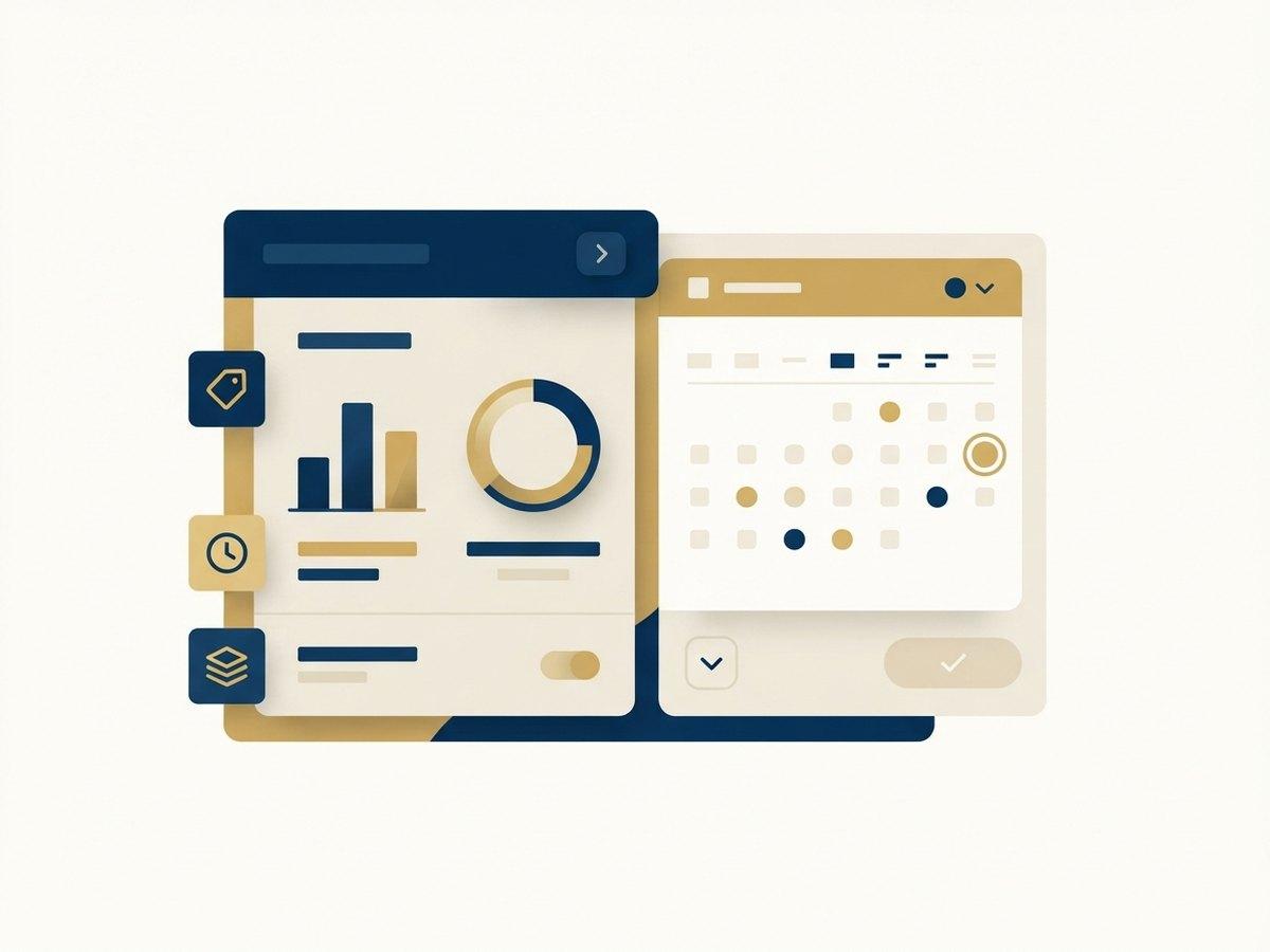 Vendor dashboard beside the customer delivery date picker