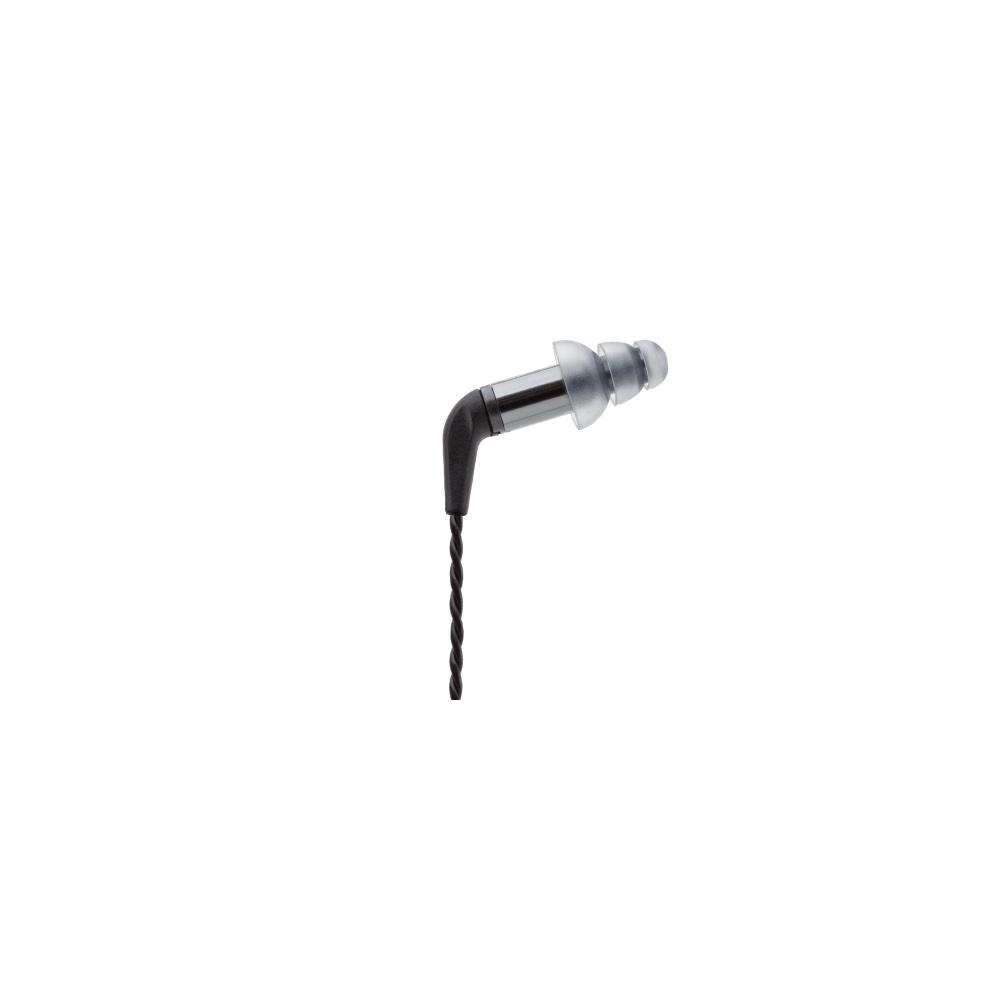 Etymotic ER4SR flat response earphones in black with clear eartips