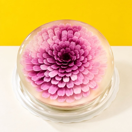 Pink blossom jelly cake sold on Eat Cake Today